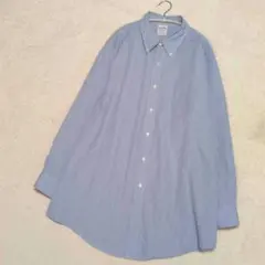 ブルックスブラザーズ BDシャツ 17-32 青白 ストライプ スリムフィット