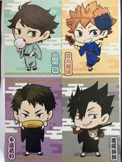 ハイキュー　夏祭り　ポストカード 及川　日向　牛島　黒尾