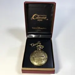 【稀少】Disney2002ニューイヤーズ・イブイベント記念懐中時計ミッキー時計