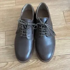 【新品】ミナンポルク　レザーシューズ　革靴　プレーントゥシューズ