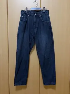 INHERIT メンズ ストレートデニムパンツ ブラックのサムネイル