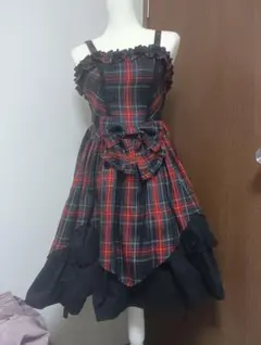 アリスアンドザパイレーツ チェック柄ジャンスカ