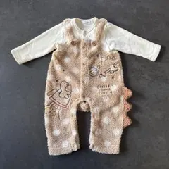 SLAP SLIP 恐竜ロンパース 80