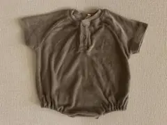 quincy mae ロンパース ブラウン