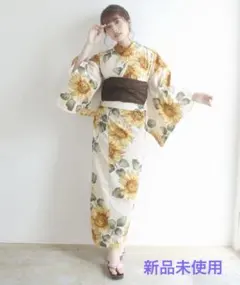 二部式浴衣4点セット(陽夏燦々)