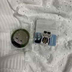 A3 セガラッキーくじ　オーガスト　御影密　缶バッジ　ステッカーセット