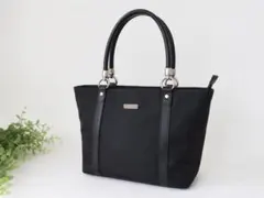 【美品】アニエスベー　ブラック ナイロン ビジネスバッグ agnes b.（アニエスベー） ビジネスバッグ ナイロン 3way PCケース