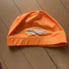 セントラルスポーツ　水泳帽 Mサイズ オレンジ　帽子