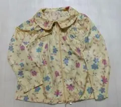 4471 ECON 花柄イエロージャンパー M-L