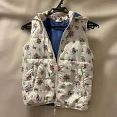 花柄ダウンベスト サイズ130