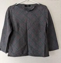 TwentyOne グレー チェック柄 長袖 トップス