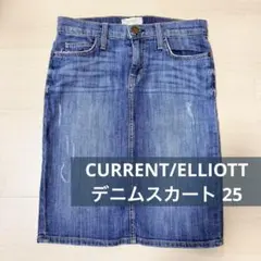 【大幅値下げ】CURRENT/ELLIOTT デニムスカート 25のサムネイル