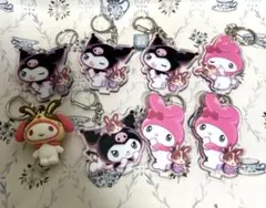 宇佐美 マイメロディ・クロミ アクリルキーホルダー セット