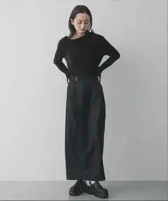 ベルトデザインペンシルスカート　SENSE OF PLACE