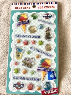 BLUE SEAL アイスクリーム プクプクシール　新発売　沖縄限定