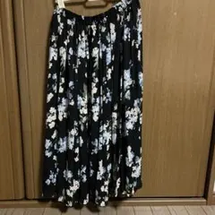 H&M 花柄プリーツスカート XSサイズ