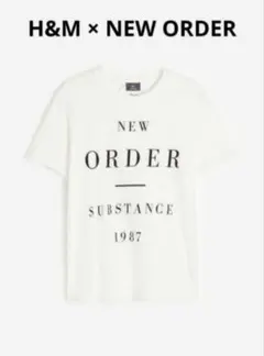 新品 H&M NEW ORDER ニューオーダー Tシャツ