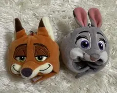 ディズニー ニック ジュディ ファンキャップ キーチェーン ぬいぐるみのサムネイル