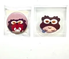 原神 ディルック テイワット動物園 缶バッジ シール 公式正規品 2点セット