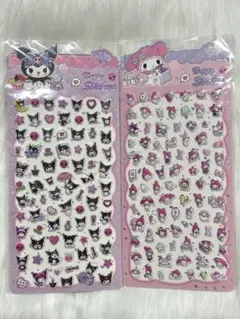 サンリオぷくぷくシール クロミ マイメロ 2枚セット