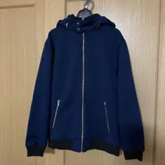 Confirm コンファーム ブルゾン フードジャケット ネイビー L