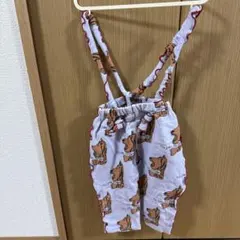 マーキーズ サスペンダー ズボン パイルメロー2wayサロペット