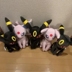 めちゃもふぐっとぬいぐるみ　ブラッキー　エーフィ　5体セット　ポケットモンスター