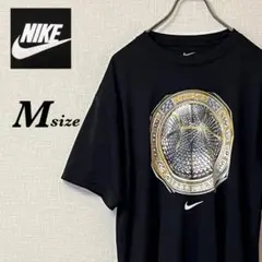 NIKE ナイキ バスケ 半袖 プリントTシャツ 黒 M