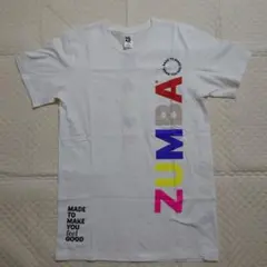 【美品】正規品ZUMBA カラフルロゴ 半袖Tシャツ