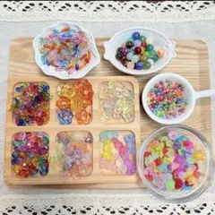 【2026めっちゃお得】ハンドメイド資材10種類まとめ売りたっぷり150g