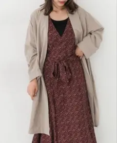 アーバンリサーチ ロングカーディガン グレージュ