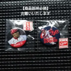 広島東洋カープ　菊池涼介　バッジ　2種セットのサムネイル