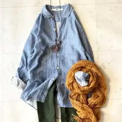 ダブルガーゼ シャツ