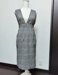 レトロガール　ジャンパスカート　チェック柄