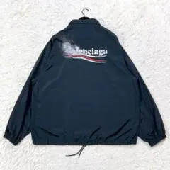 バレンシアガ ライトウェイト ジャケット バックロゴ S ブラック 23年モデルのサムネイル