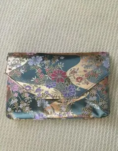 茶道具　数奇屋袋　ハンドメイド　和装　バッグ 花柄