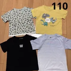 恐竜　半袖　Tシャツ　110 4枚セット　男の子　まとめ売り