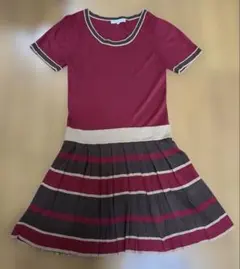 美品　grove 半袖ニットワンピース M