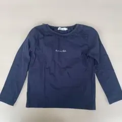 Noeil aime BeBe ネイビー 長袖Tシャツ