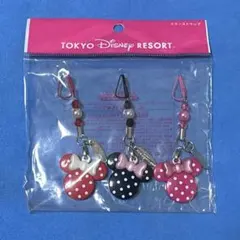 ディズニーランド ミニー ドット ストラップ