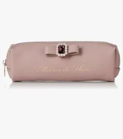 Maison de FLEUR ペンケース パール ビジュー ピンクベージュのサムネイル