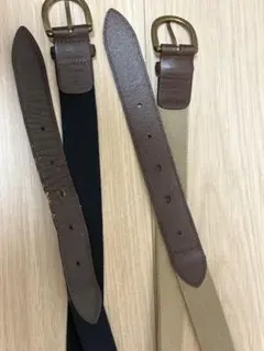 d*o様 ユニクロ　レザーベルト 2本セット
