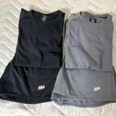 ballaholic ブラック グレー　ロンT バスパン セット XS