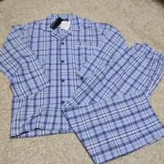 MASAKIMATSUSHIMA LLサイズ パジャマ 青系チェック