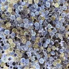 【50個】ブルー素材　ネイルパーツ　まとめ売り　デコパーツ　ブラック　ゴールド