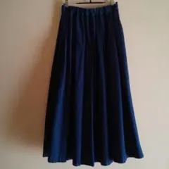 ダナファヌル インディゴ染め デニムスカート 日本製