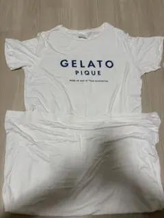 gelato pique ホワイト ルームウェア ワンサイズ