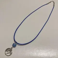 新品 ツリーオブライフ ネックレス 青