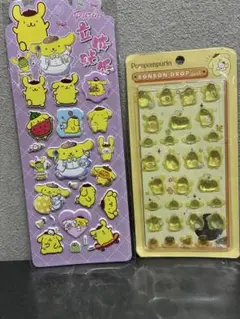 ポムポムプリン シール2種類