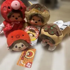 【レア】モンチッチ　ベビチッチ　ご当地　静岡　岡山　大阪　ストラップ レア】モンチッチ ベビチッチ ご当地 静岡 岡山 大阪 ストラップ